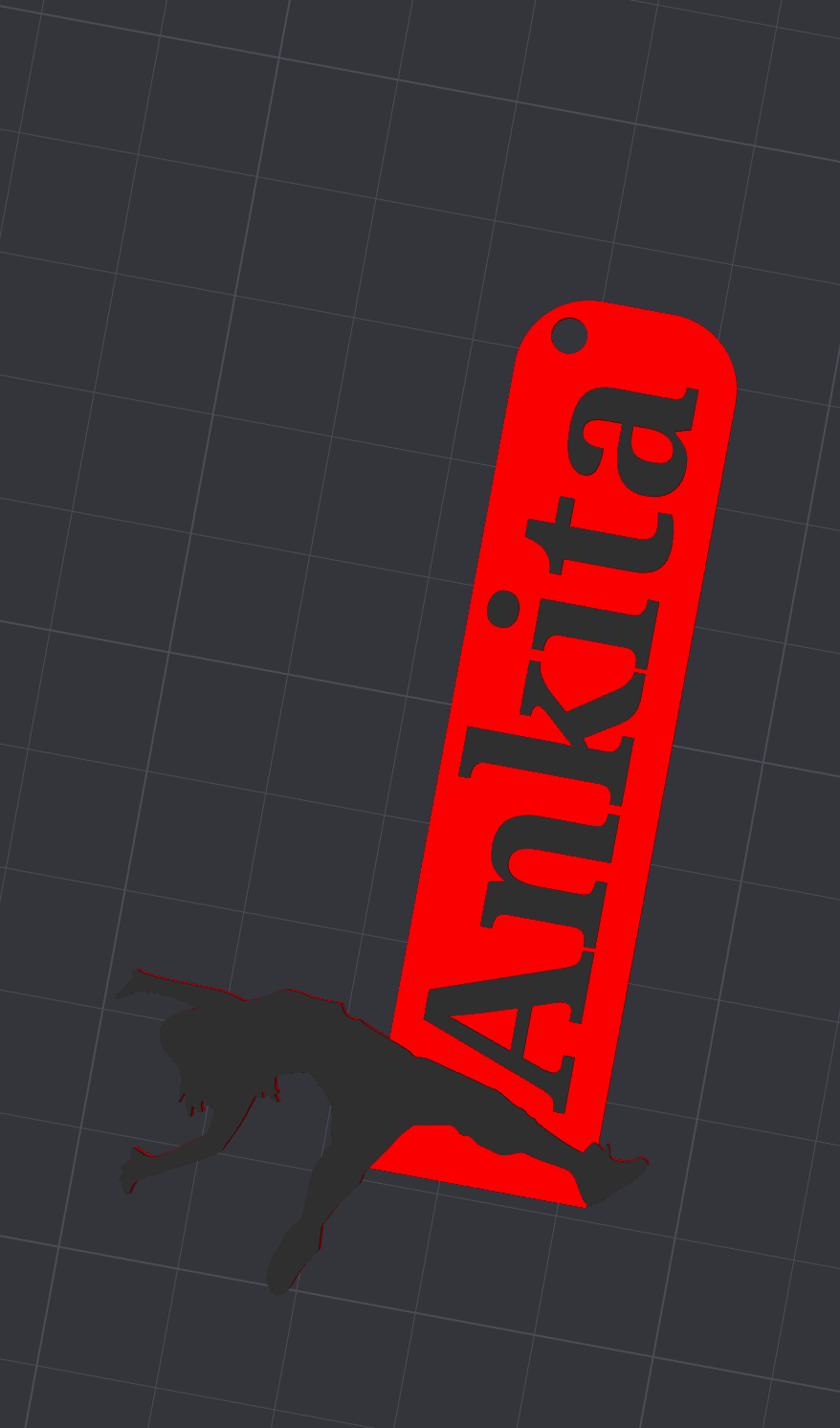 Girl Dance & Song Themed Keychains & Personalized Name Tags β 3D Printed PLA Plastic