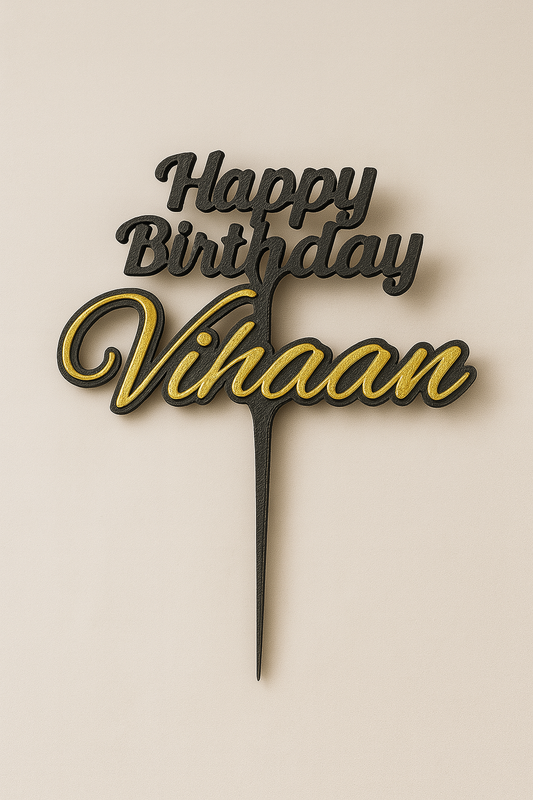 Custom Birthday Cake Topper