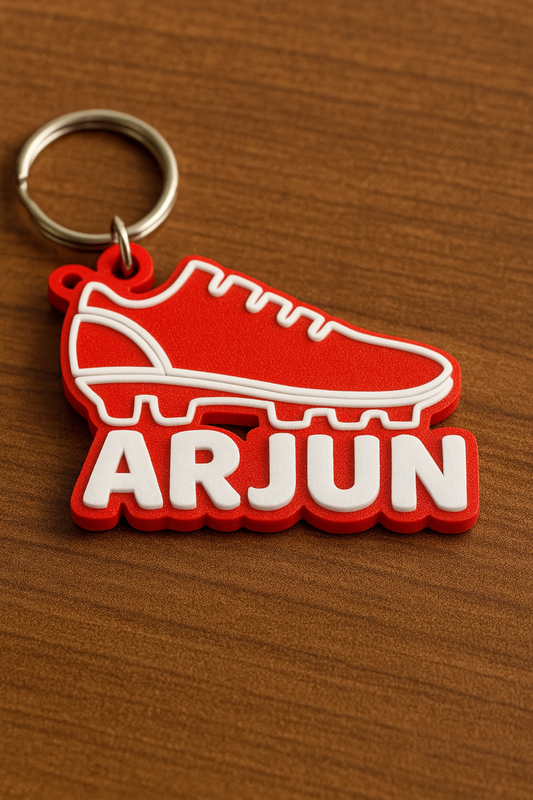 Football Themed Name Tags & Keychains – Personalized 3D Printed PLA Plastic