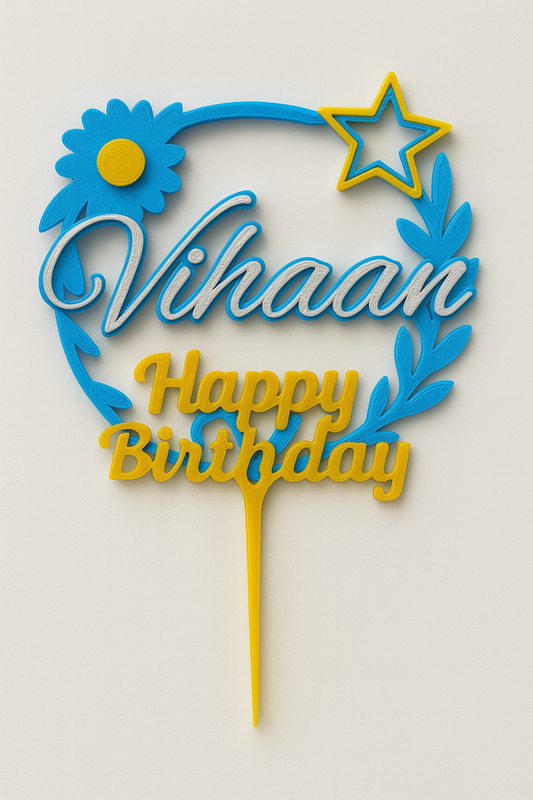 Custom Birthday Cake Topper