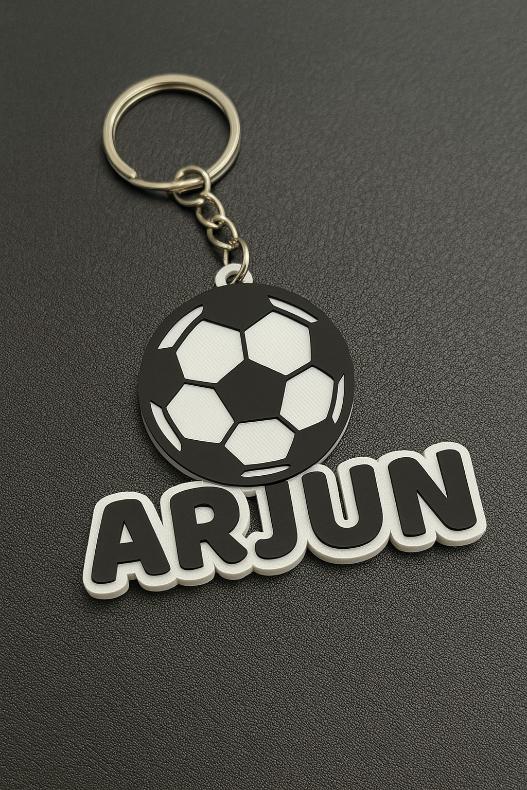 Football Themed Name Tags & Keychains – Personalized 3D Printed PLA Plastic