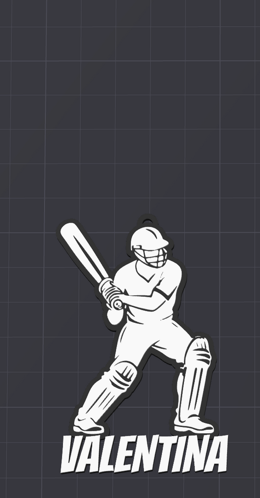 Cricket Fans and Player Keychains